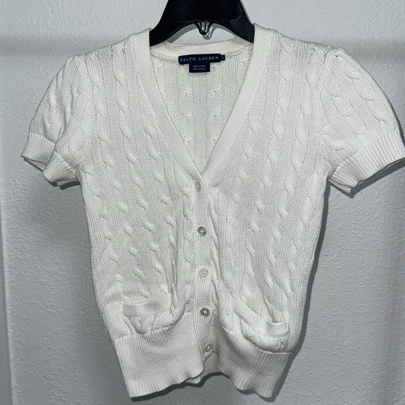 Ralph Lauren Cable Knit Cardigan - Picture 1 of 3